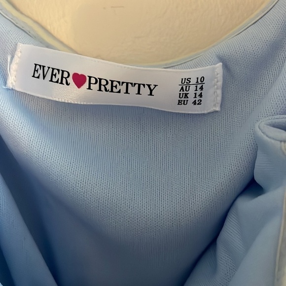 Ever pretty light blue bridesmaid dress size 10 - Picture 4 of 6